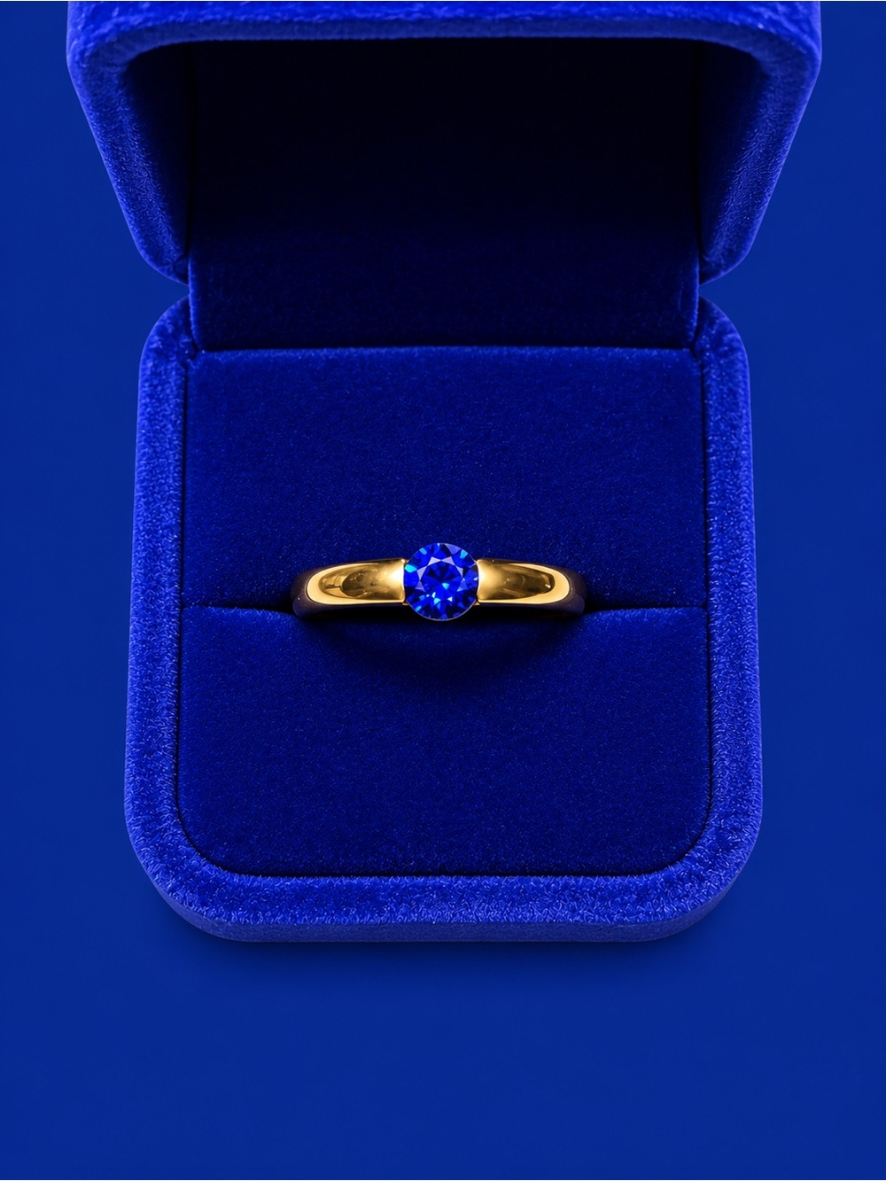 💙 Elegant Blue Sapphire Ring